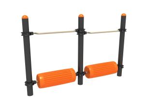 China Outdoor Fitness Gym Equipment Double Water Wheel for Sale with Good Quality for Park factory