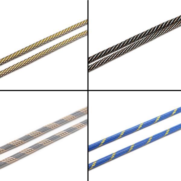 Factory Outlet Optic Cable Rope, Alternetive Muti Color&Patern PVC, Woven LSZH