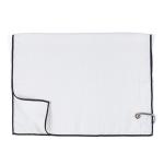 Easy Carrying Black Microfiber Golf Towel Microfiber Waffle Weave Microfiber