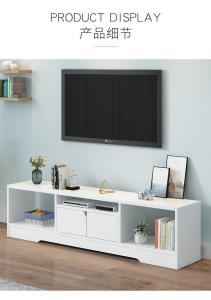 China Waterproof White L1.4m Solid Wood TV Bench For Livingroom factory
