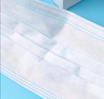 Non Pigmented Soft Meltblown Medical Mouth Mask