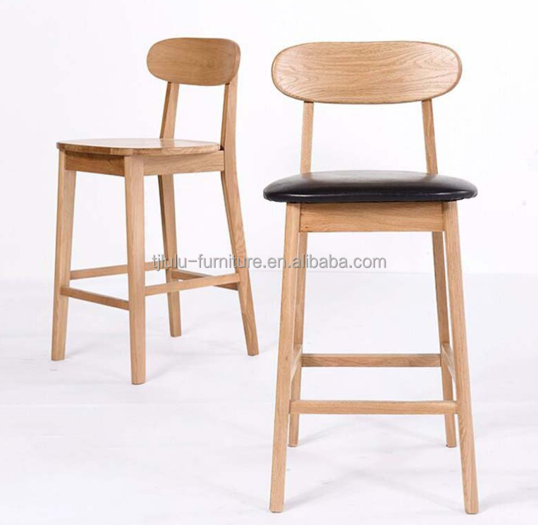 High Counter Bar Stool Chair With PU Leather Seat For Leisure Facilities Weight Limit 250kg With Leisure Facilities