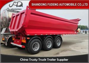 China 25 Cubic Meters 3 Axles Cement Dump Semi Trailer factory