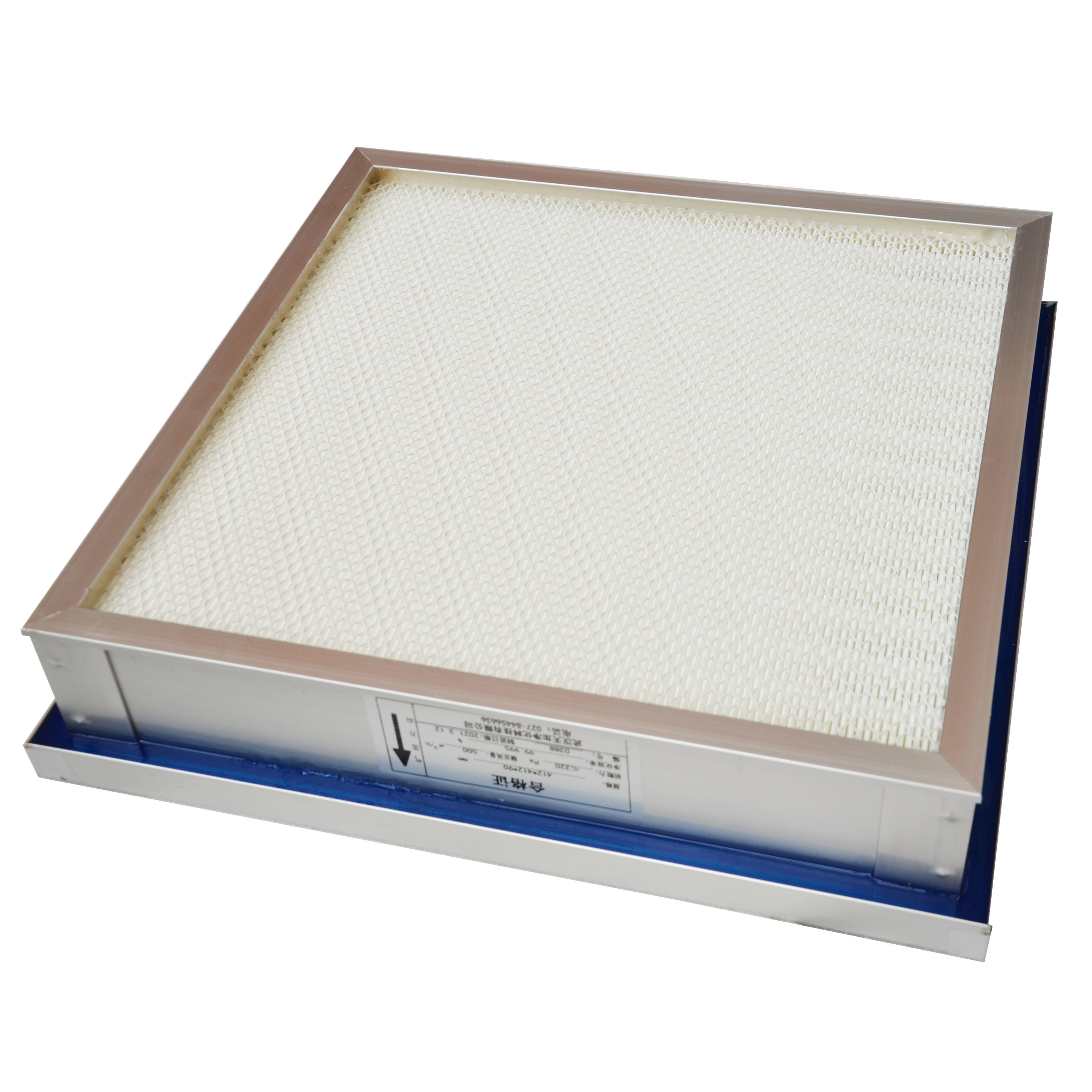 White Cleanroom Industrial HEPA Filters Central Air Conditioning Filter HVAC System