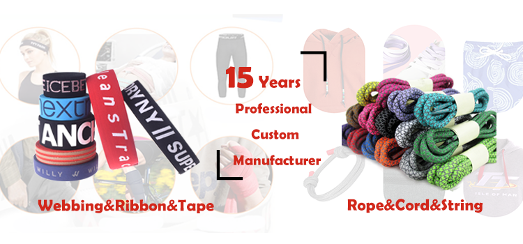 Factory Direct Sale Comfortable Woven Elastic Band / Nylon Webbing / Jacquard Elastic Waistband