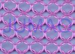 Pink / Purple Office Metal Ring Curtain Spec 1.0 Mm * 8 Mm Fireplace Screens