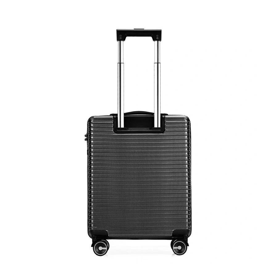 Aluminum Trolley System BLACK ODM Spinner Carry On Luggage