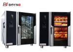 Stainless Steel 6 Trays Combi Oven With Boiler Electric LCD Version can storage