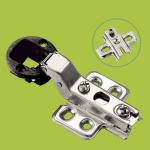 plastic and cold rolled steel furniture hinge glass door hinge half overlay