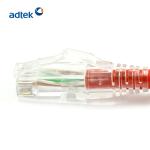 Orange 24AWG Cat5e UTP Patch Cable , CAT6 Cat6A Network Cable