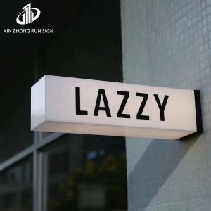 China Light Board Marker 3D Sign Outdoor Light Box Advertising Sign 3D Letter Sign Acrylic Light Box factory