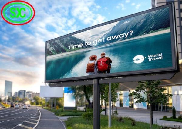 Long Lasting SMD3535 LED Billboards With IP65 Protection Adjustable Brightness