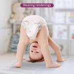 Ultra light & soft disposablle baby diaper/pant diaper