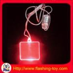 Blinking Promotion Gift Customize logo printing Flashing Led Necklaces HL-B2114