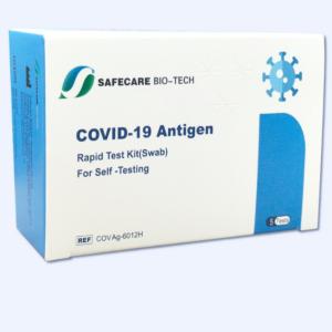China safecare COVID-19 Antigen rapid test kit (swab) for self-testing at home Manufacturer factory