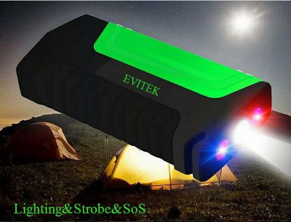 Emergency Car Battery Jump Starter With Sos LED Light , Seatbelt Cutter , Safety