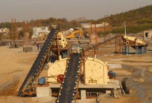 China High Crushing Rate Granite Production Line 30-800 Tph For Hard Rock factory