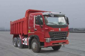 China Red Color Dongfeng 2nd Hand Tipper Trucks With 6x4 Drive EURO 3 Diesel Engine factory