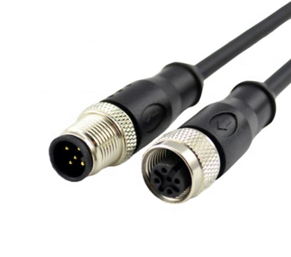 DIN 6 PIN M16 waterproof connector Male Female Shielded Crimp Circular AISG