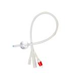 Medical Disposable 100% Silicone Foley Balloon Catheter For Urinal Sterile