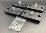 Mat Black Rubber Foot 100mm Vibration Rubber Pad Bottom Installation