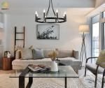 Used For Home/Hotel Hot Sale Nordic Style Black Iron Ceiling Light
