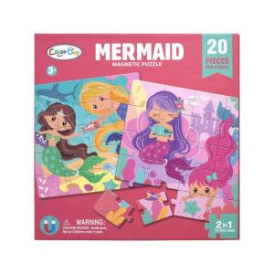 China Children Preschool Books Foldable Puzzle Game Books With Magnetic Stickers factory