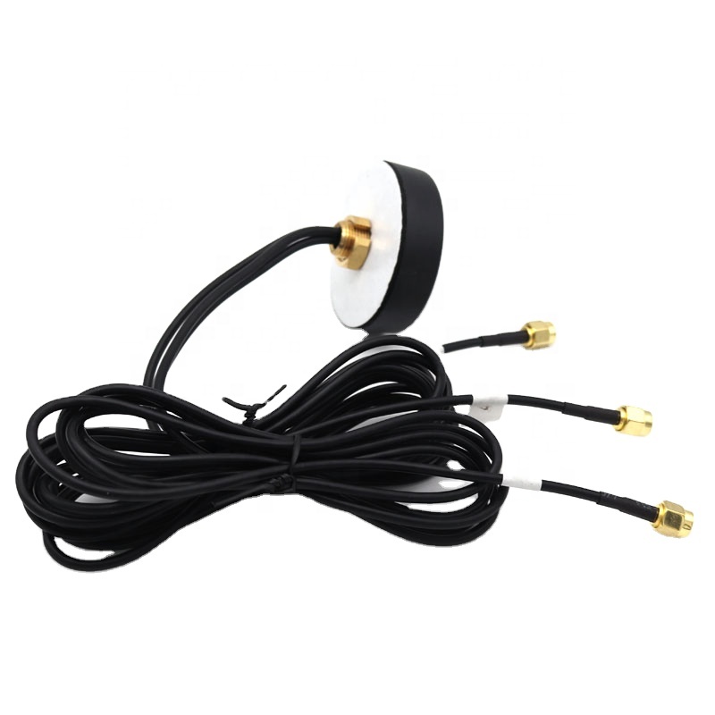 3m RG174 Combo GPS GSM Antenna with Cellular and SMA Male Cable