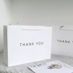 Exquisite Workmanship Retail Paper Bags With Handles , Square Gift Bags With