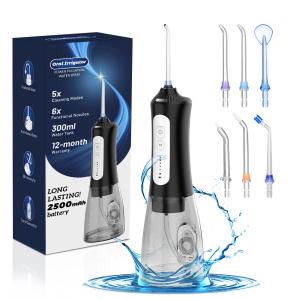 China Advanced Electric Water Flosser with 5 Pressure Modes and 300ml Water Tank for Effective Oral Care factory