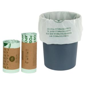 China Supermarket Vegetable Biodegradable Plastic Bags Printed Logo For Shopping factory