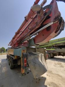 China Semi-Dry Shotcrete Concrete Pump Truck 49m Used Heavy Equipment Mercedes Benz Truck factory