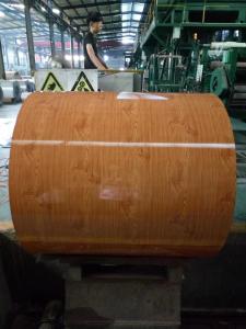 China Wall Cladding Interior Decoration Wood Grain Steel Coils Pre-Painted Galvanised Steel Coil Z180 PE 15 Years Warranty factory