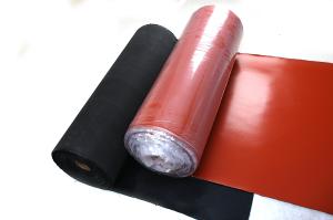 China High Temperature Resistant 1.5m Silicone Coated Fiberglass Cloth Plain Woven factory