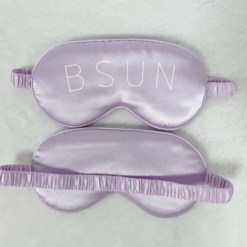 Silk Charmeuse Box Pillow Case and Satin Eyemask Set for All-Season Sleeping One Size