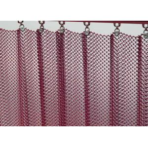 China 1.0mm Wire Metal Coil Drapery Curtain factory