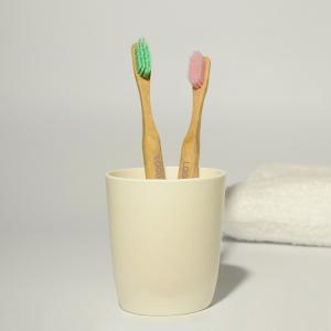 China Reusable Vegan Bamboo Charcoal Toothbrush Soft BPA Free Nylon Bristles factory