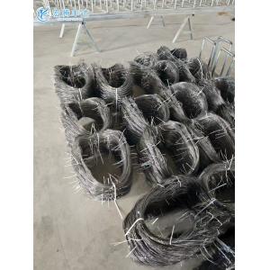 5689 Barbed wire used as an obstacle Tank tracks wrapped in barbed wire Tank