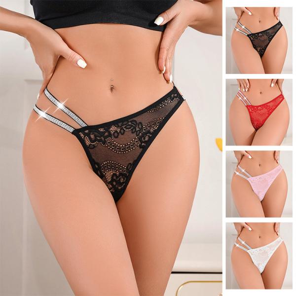 Cotton G Strings For Womens Underwears Sexy Seamless Asymmetric Double Twinkle