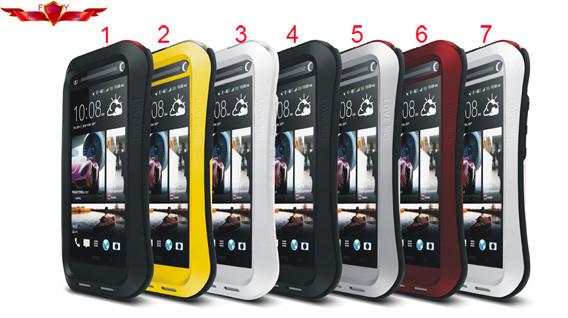 Hot Selling Aluminum Dirtproof/Shockproof/Waterproof Case For HTC One Max Gift