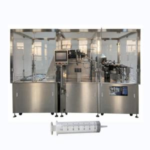 China Gel viscous cosmetic cream prefilled filler automatic plastic syringe filling machine factory