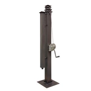 China Hand Crank Telescoping Mast 6m 7m Customized Height Lighting Pole factory