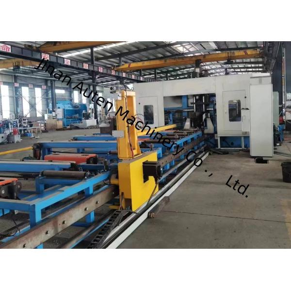Powerful Hydraulic And Pneumatic Systems CNC H Beam Drilling And Tapping Machine Total Power 52KW