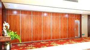 China Acoustic Folding Office Partition Walls , Movable Decorative Room Divider Aluminium Track factory