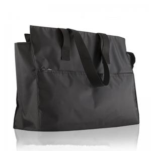 China High quality black nylon  handbags tote bag classic handmade nylon travel tote hand bag for man and woman factory