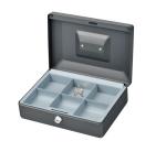 Wear Resistant 6 Compartment 10 Inch Cash Box Coin Storage Money Safe With Key