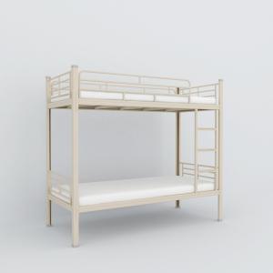 China Stainless Steel Bunk Beds Queen Size Safety Easy Clean For Hostel factory