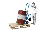 Sinolift DF20 Series Four-Wheel Manual Drum Truck with U-shaped Base Capacity