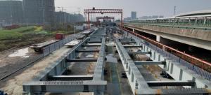 China Steel Composite Beam Bridge Long Span Heavy Load Permanent Steel Bridge factory