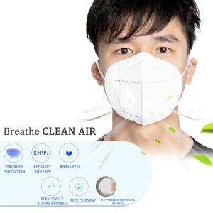 China KN95 Dust Mask With Breathing Valve Mask Folding Protective N95 PM2.5 Mask factory